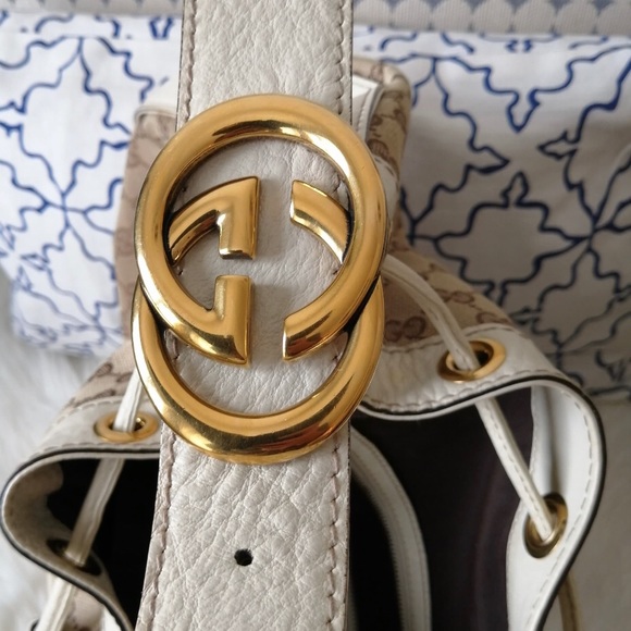 GUCCI DRAWSTRING GG HOBO - Picture 4 of 16